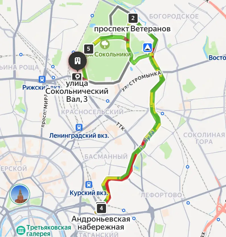 Маршрут для новичков в Сокольниках